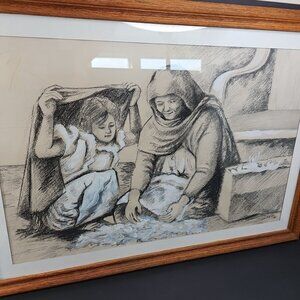 Original Conrado 1 Of 1 Painting Pencil Sketch Painting With Personal Message